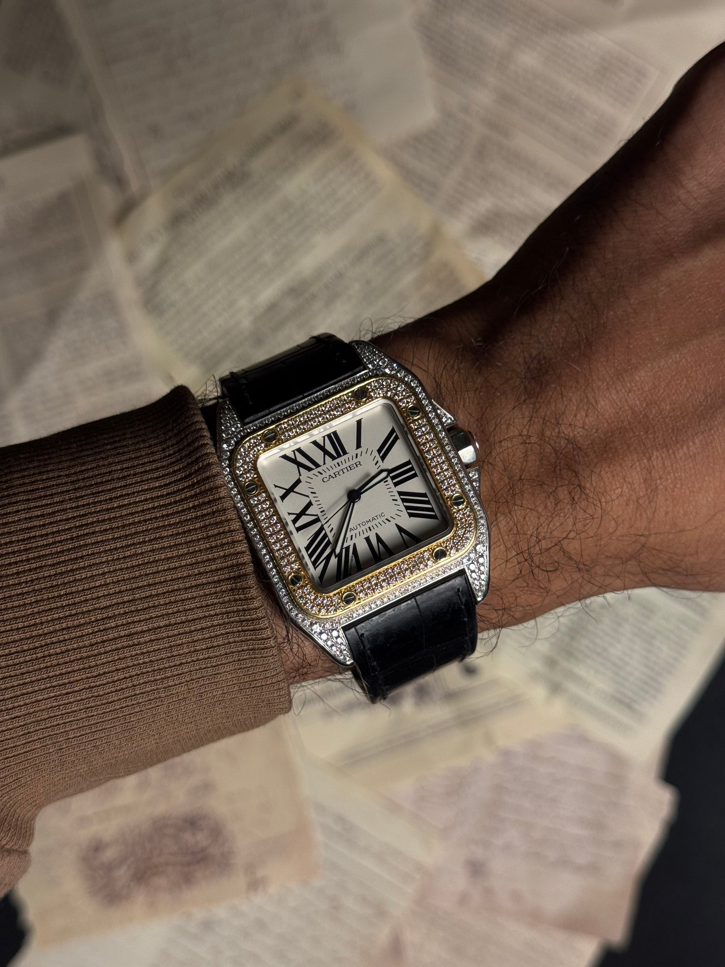 Cartier Santos 100