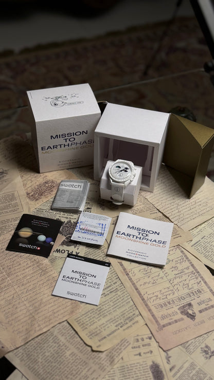 Omega X Swatch | Mission to moonshine gold