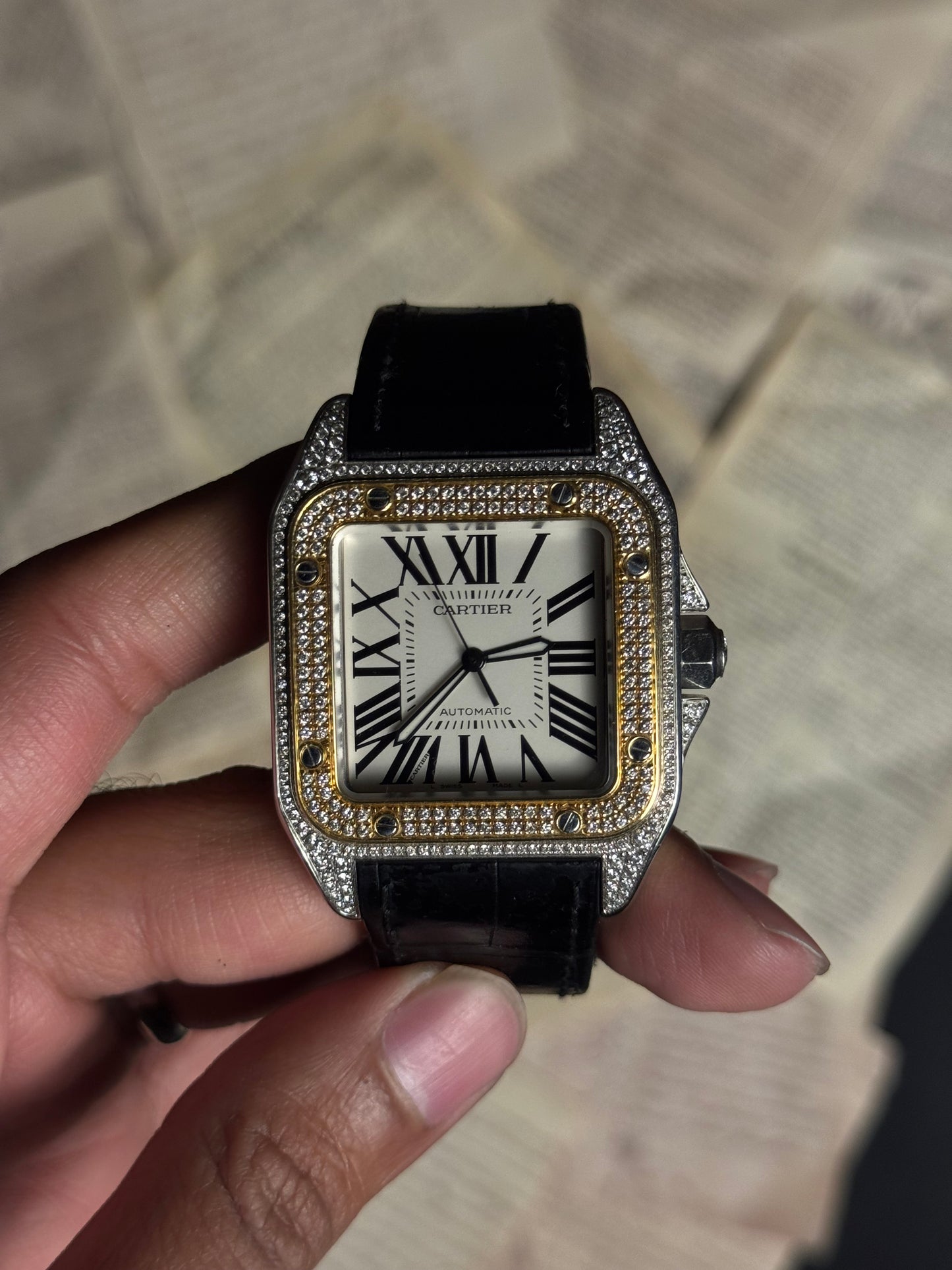 Cartier Santos 100